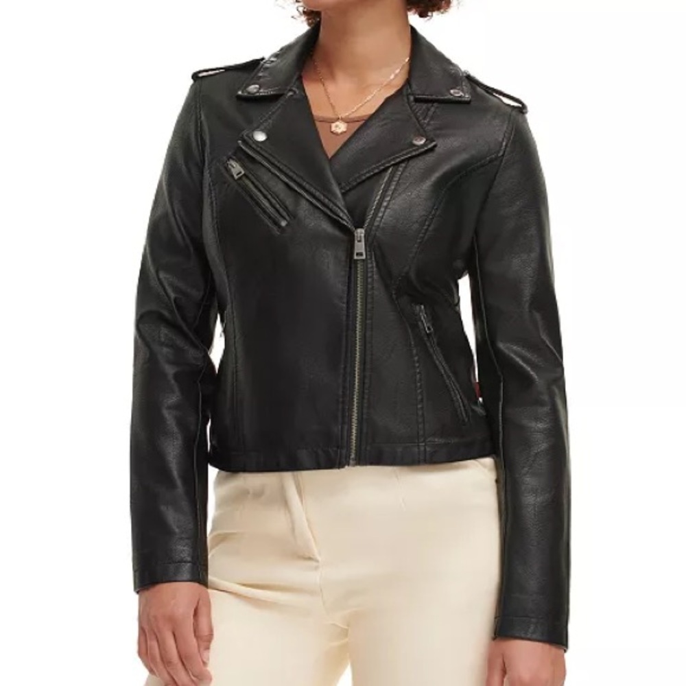 Levi's Black Leather Jacket
